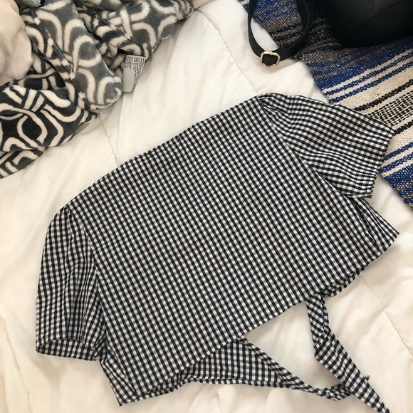 Gingham crop top - Picture 4 of 4